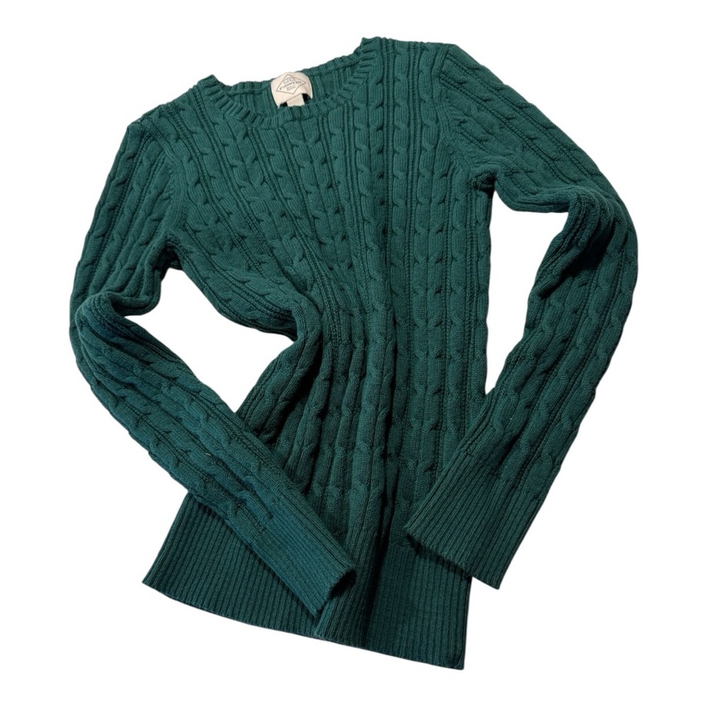 St. John's Bay Teal Cable Knit Sweater